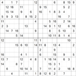 Sudoku 16 X 16 Para Imprimir Sudoku Puzzles Easy 13 16