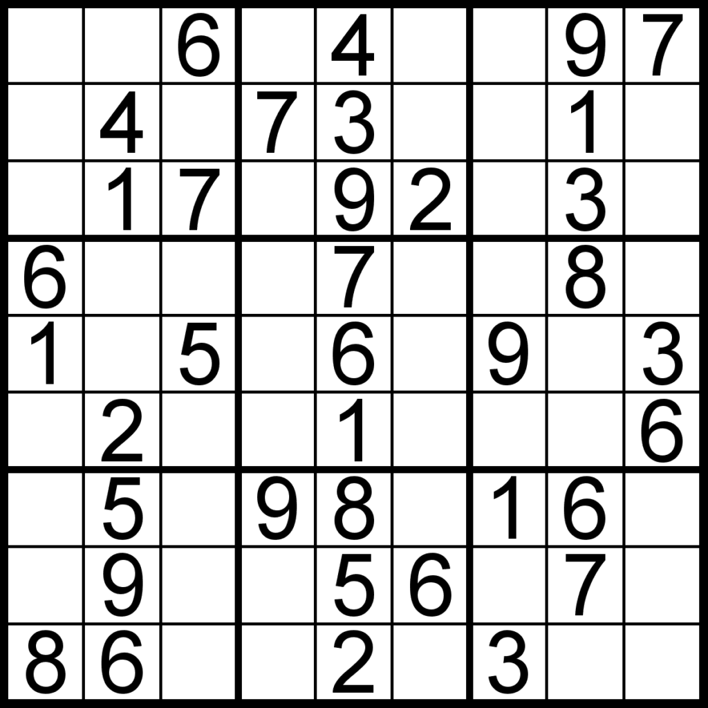 Sudoku Easy Puzzle Printable Oppidan Library