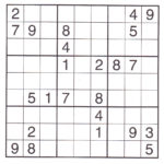 Sudoku Puzzles Printable 6X6 Printable Crossword Puzzles
