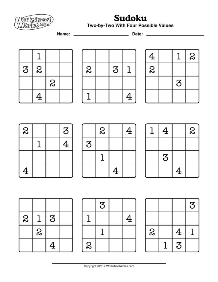 Fraction Sudoku Printable