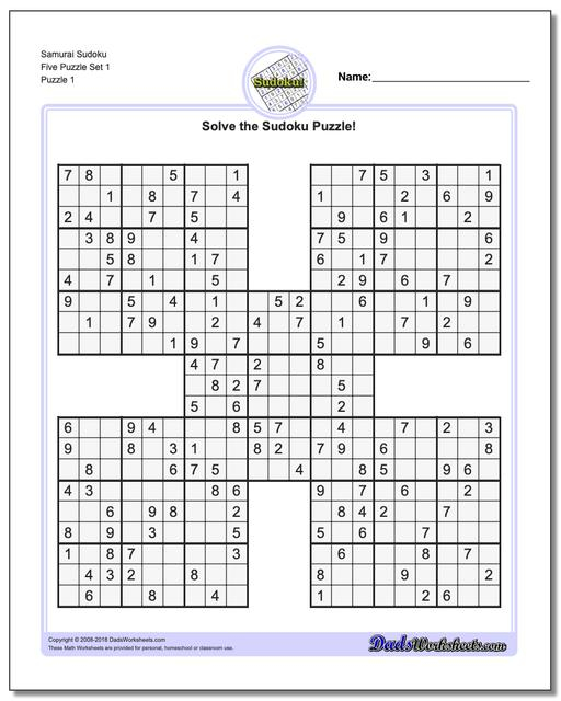 5 Easy Sudoku Printable Pdf