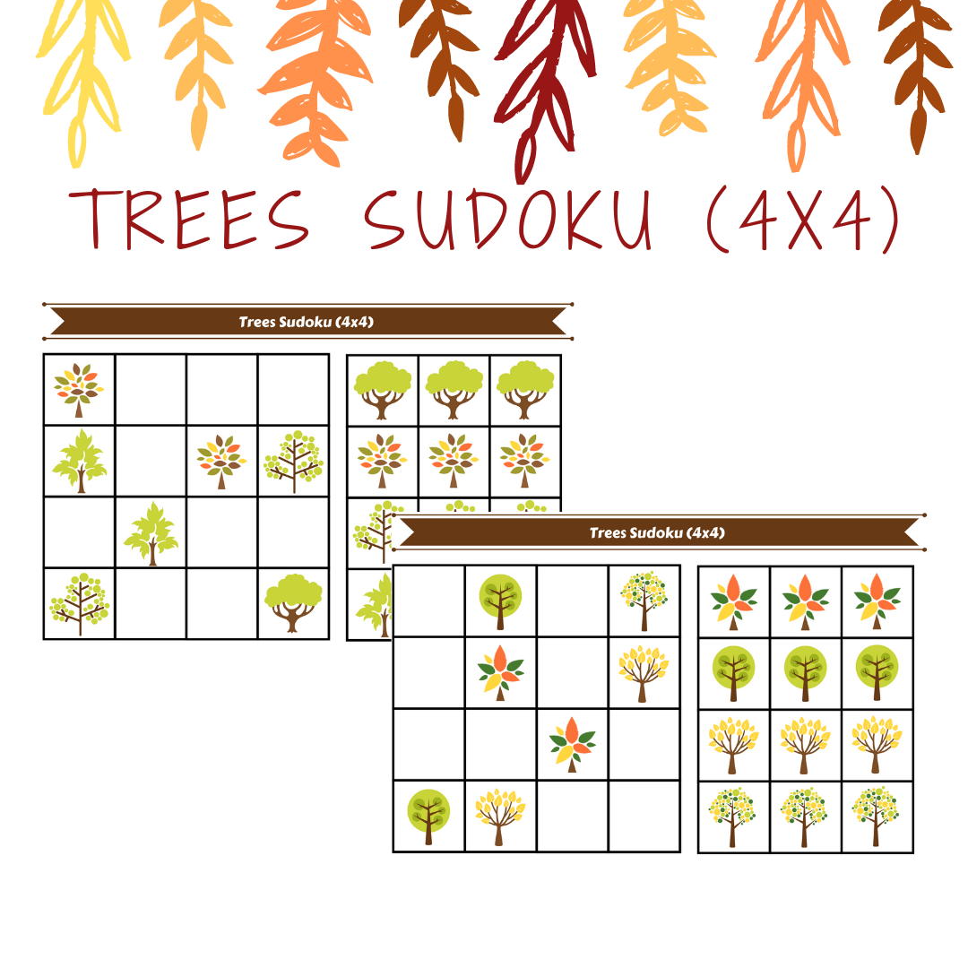 Autumn Sudoku Printable