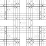 Weekly Sudoku Samurai X