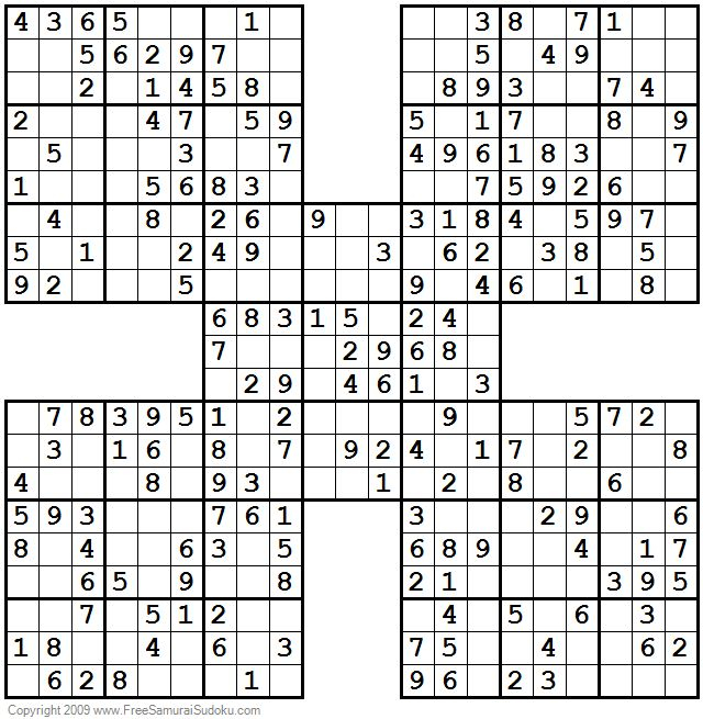1001 Easy Samurai Sudoku Puzzles In 2020 Sudoku Puzzles