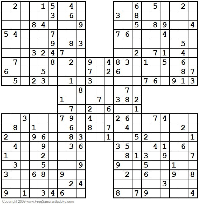 Sudoku Moderate Printable
