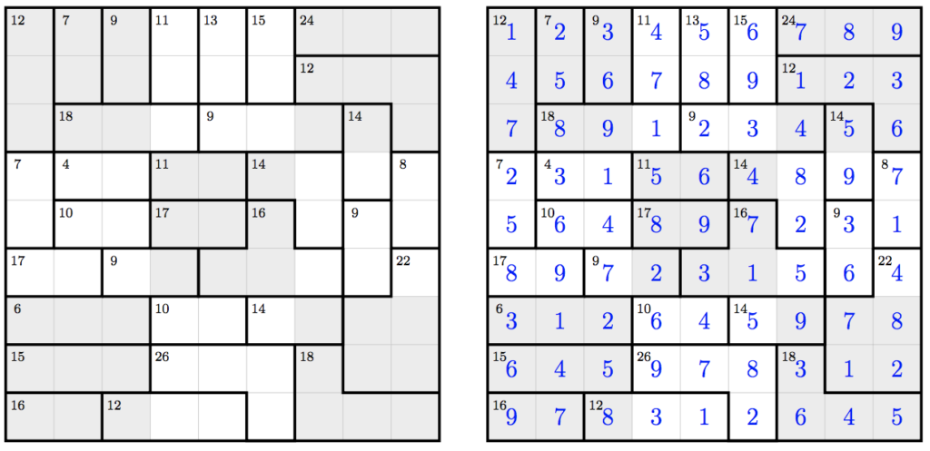 15165 Killer Sudoku