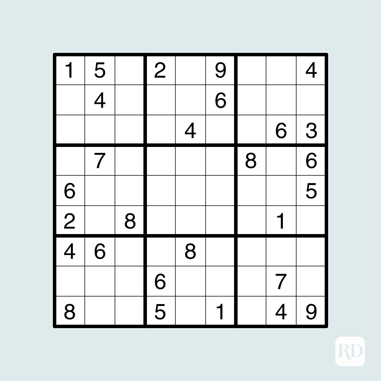 Sudoku Puzzle Printable Medium
