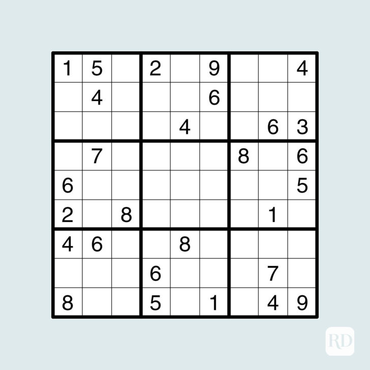 Printable Sudoku Sheets Medium