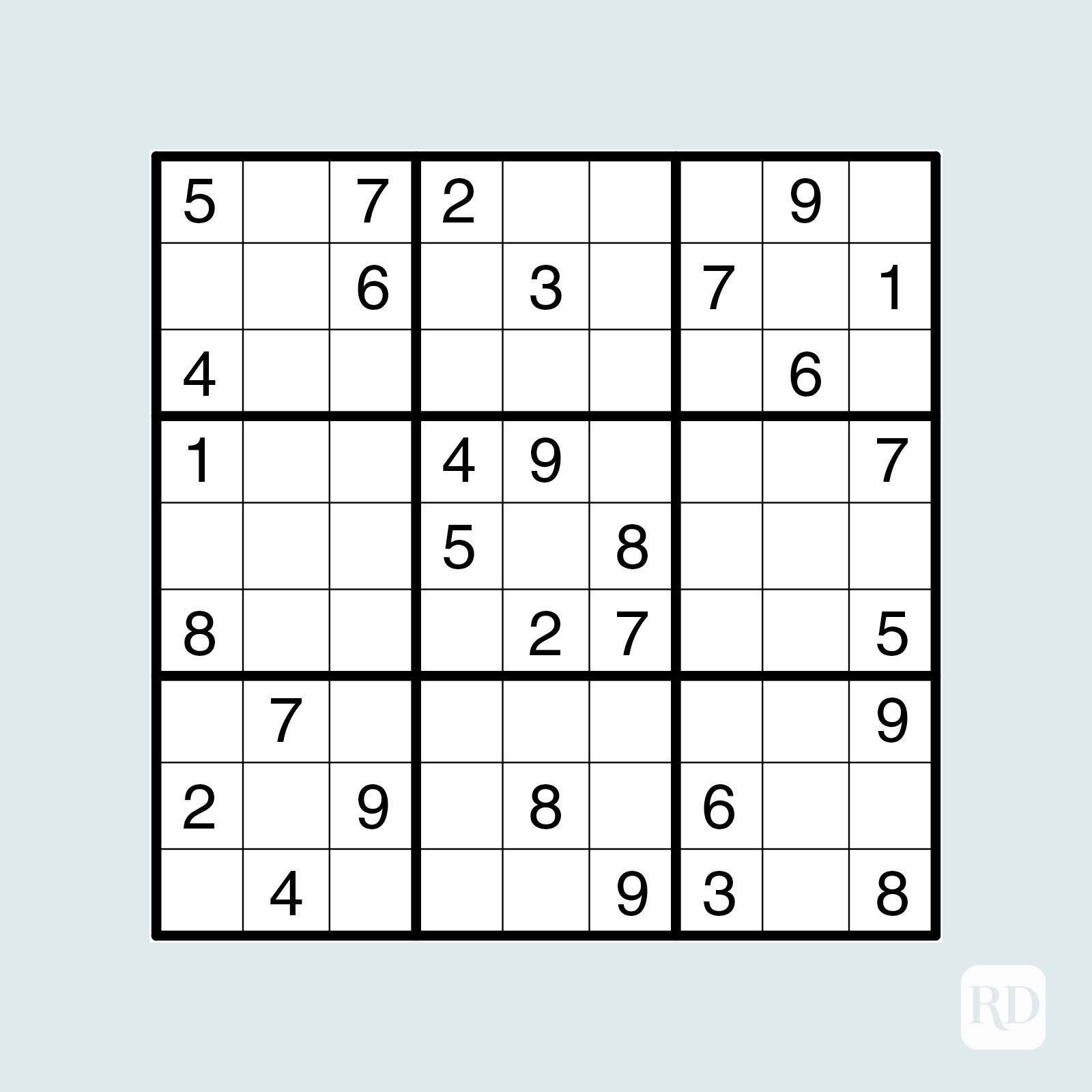 Free Sudoku Medium Printable