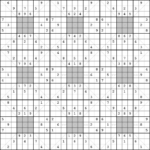 25X25 Sudoku Www Topsimages Printable Sudoku 25X25