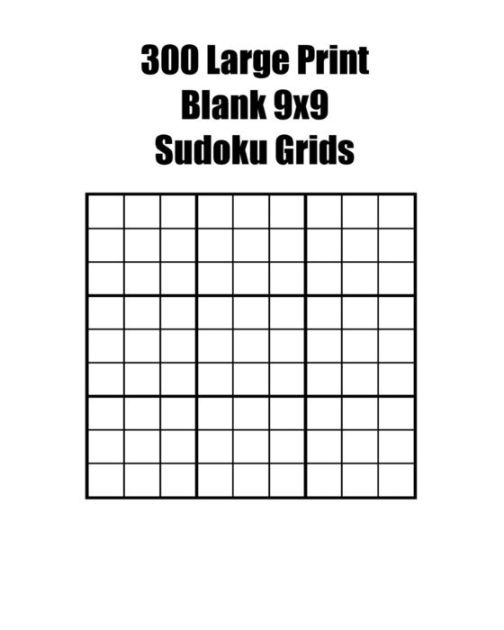 Printable Sudoku Grid Large