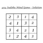 4x4 Sudoku 4 Solution