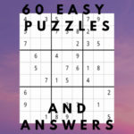 60 Easy Sudoku Puzzles With Answers Sudoku Puzzles