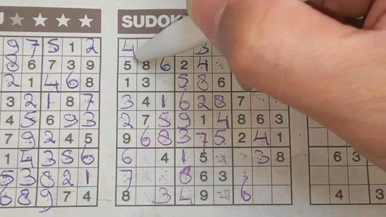 Printable Sudoku Puzzles Two Star