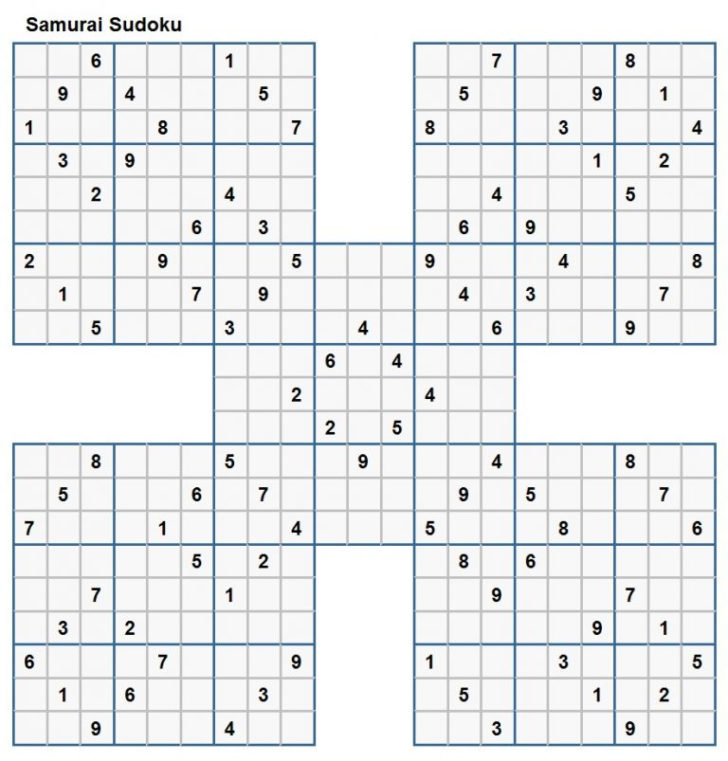 Sudoku Monster Puzzle Printable