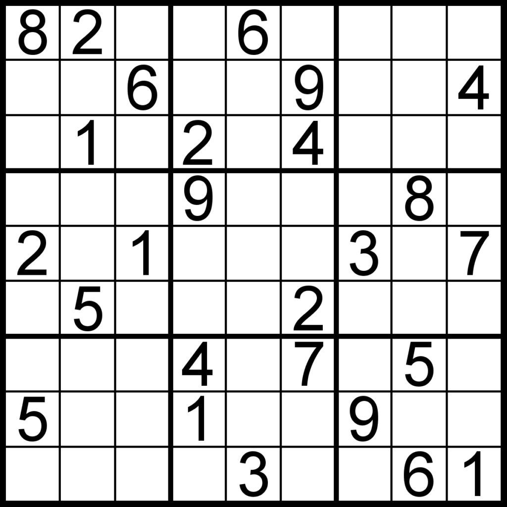 A Brain Teaser Called Sudoku Puzzles