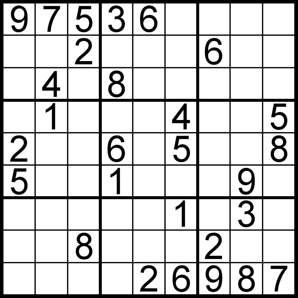 A Brain Teaser Called Sudoku Puzzles Sudoku Puzzles