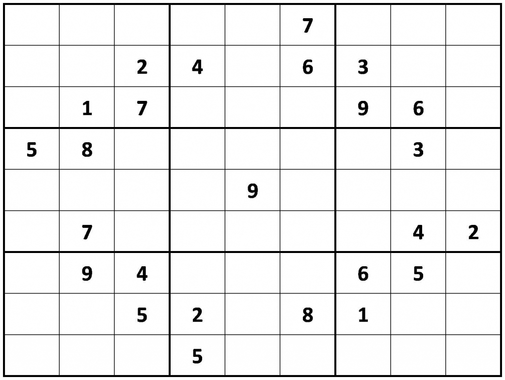 Printable Sudoku Puzzles From Easy To Most Difficult
