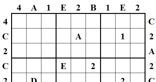 Abc Sudoku Printable