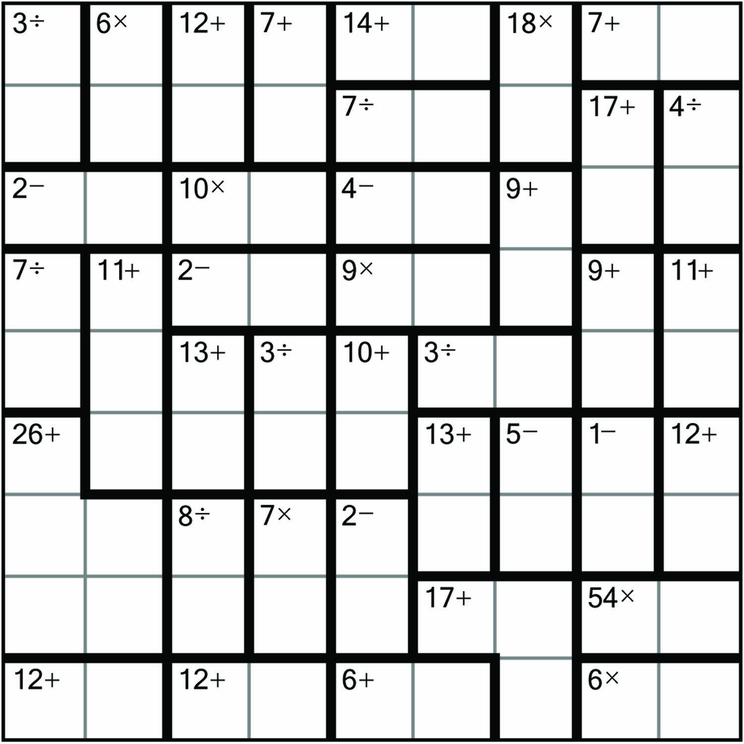 10x10 Sudoku Printable