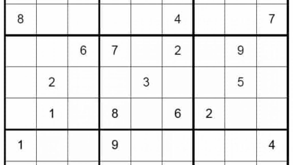 Blank 6 6 Sudoku Grid Printable Sudoku Printable