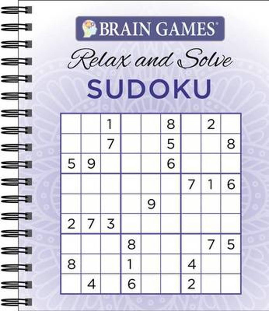Bol Brain Games Relax N Solve Sudoku Puzzles Sudoku
