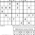 Chicago Tribune Sudoku By Crosswords Ltd Printable