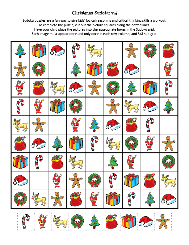 Christmas Sudoku Puzzles Sudoku Puzzles Sudoku