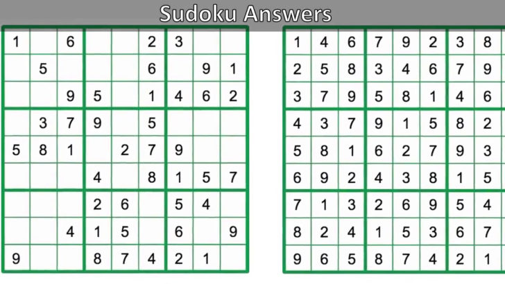 Free Printable Sudoku Puzzles And Answers