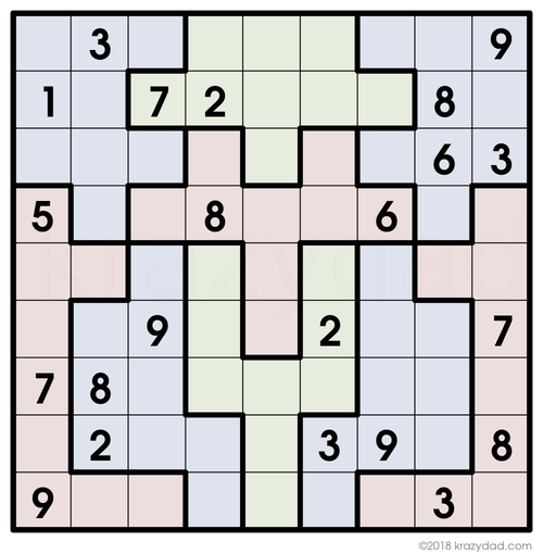 Sudoku Printable Tough Krazydad