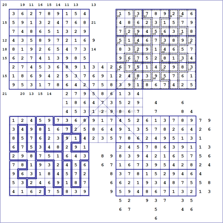 Diagonal Sudoku Printable With Answers