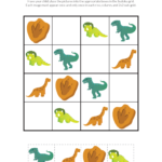 Dinosaur Sudoku Puzzles Gift Of Curiosity