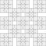 Double Harakiri Sudoku X Printable Super Sudoku
