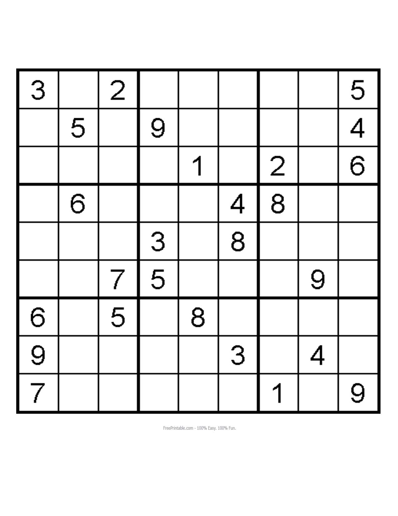 East Printable Sudoku