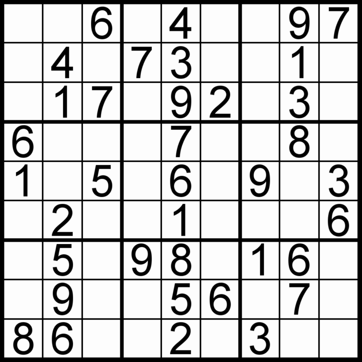 Sudoku Easy For Free Printable