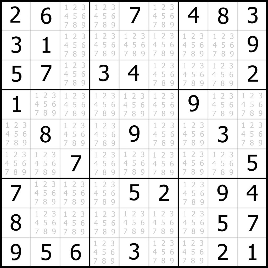 Easy Sudoku Printable Kids Activities 1 Sudoku