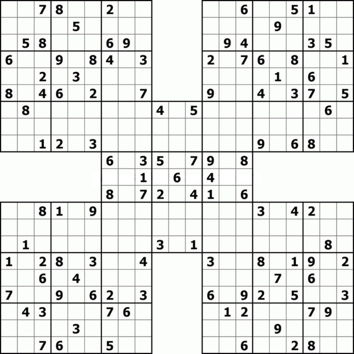 Sudoku Printables High Fives