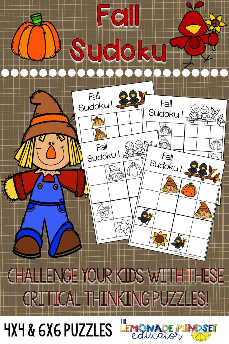 Fall Sudoku Printable