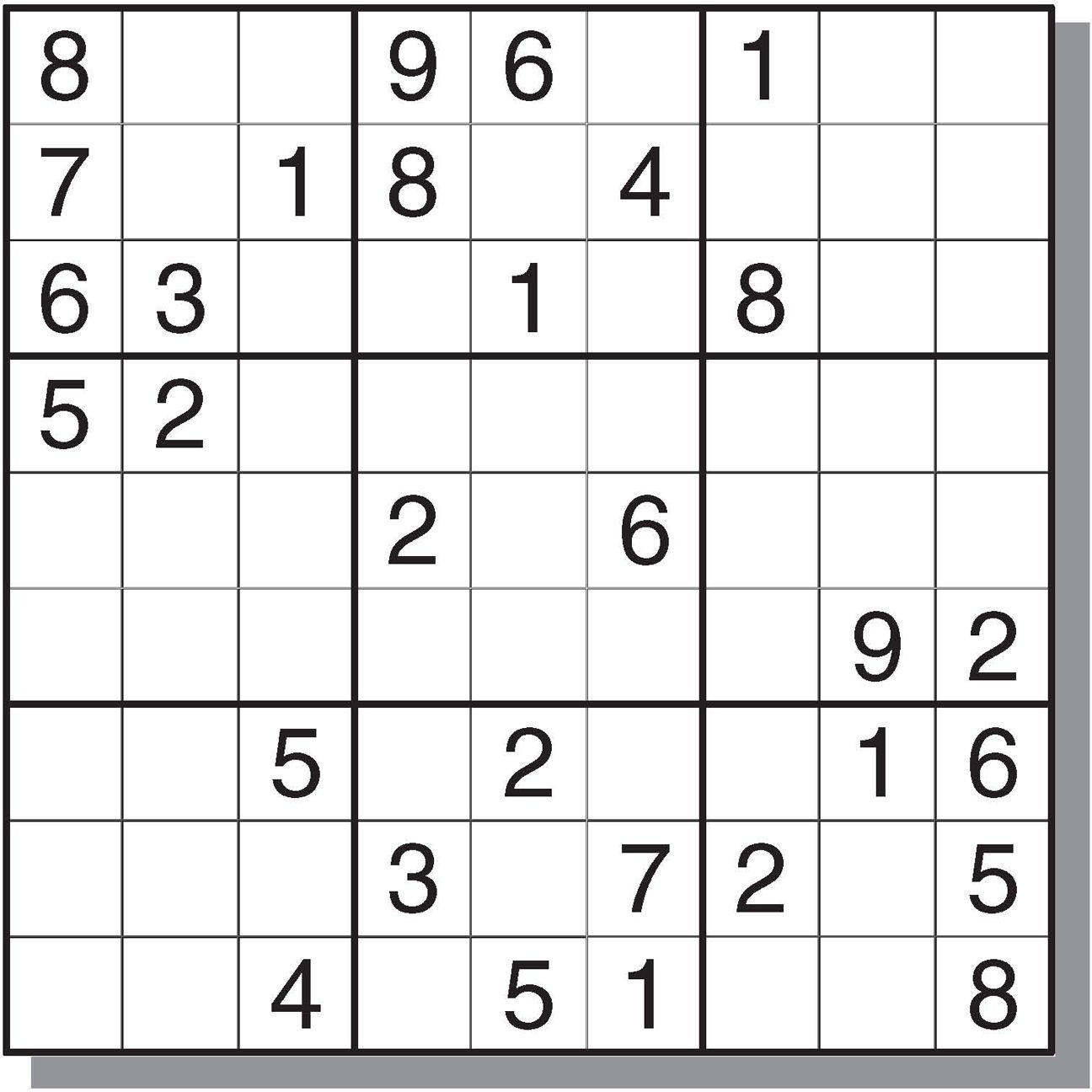 Free Puzzles Printable Sudoku Puzzles