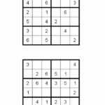 Free Kid Sudoku Puzzle 6x6 Page 1