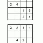 Free Kid Sudoku Puzzle Level 2 Page 7