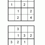 Free Kid Sudoku Puzzle Level 3 Page 7