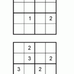 Free Kid Sudoku Puzzle Level 4 Page 7