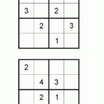 Free Kid Sudoku Puzzle Level 4 Page 8