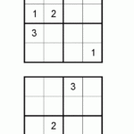 Free Kid Sudoku Puzzle Level 5 Page 1