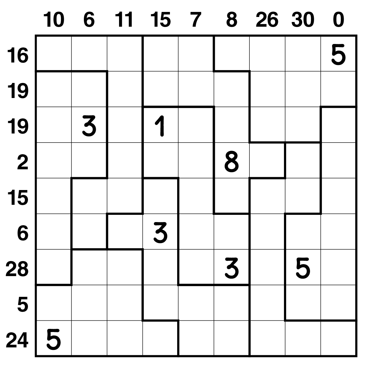 Jigsaw Printable Sudoku