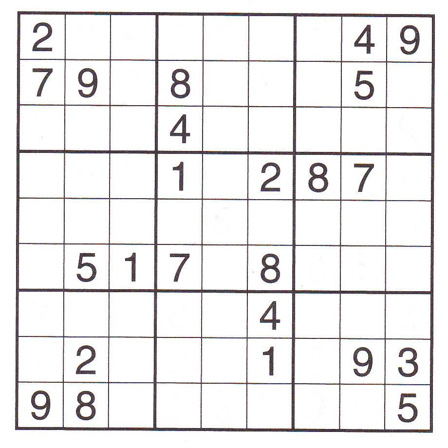 Free Big Sudoku Printable