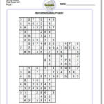 Free Printable Sudoku Sudoku Printable