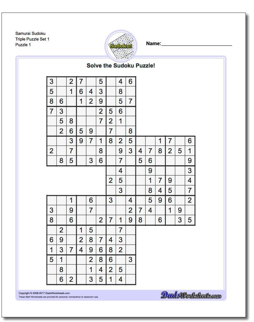 Free Printable Sudoku Sudoku Printable