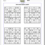 Free Printable Sudoku With Answers Free Printable A To Z